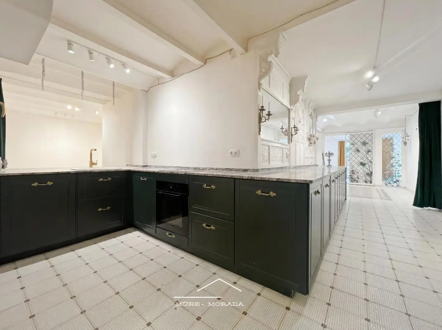 Kitchen of Lofts for rent in Barcelona  with Air Conditioner, Private garden and Furnished