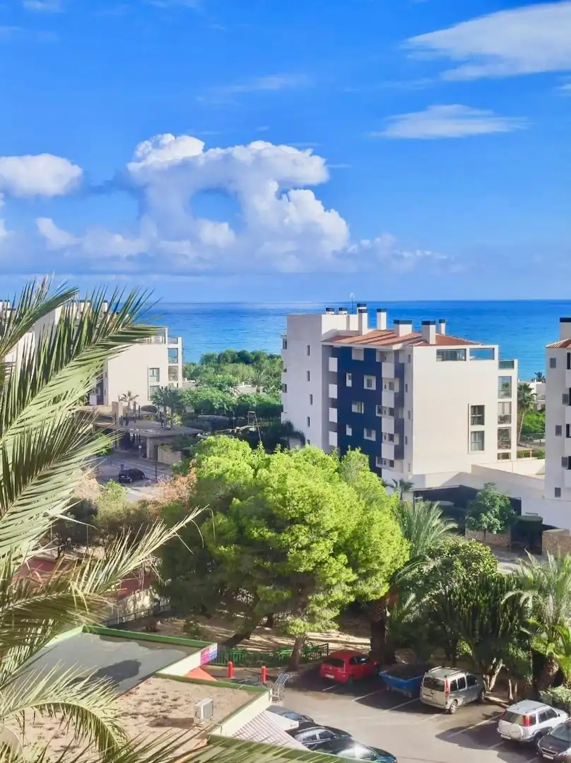 Vista exterior de Apartament en venda en Villajoyosa / La Vila Joiosa amb Jardí privat, Terrassa i Balcó
