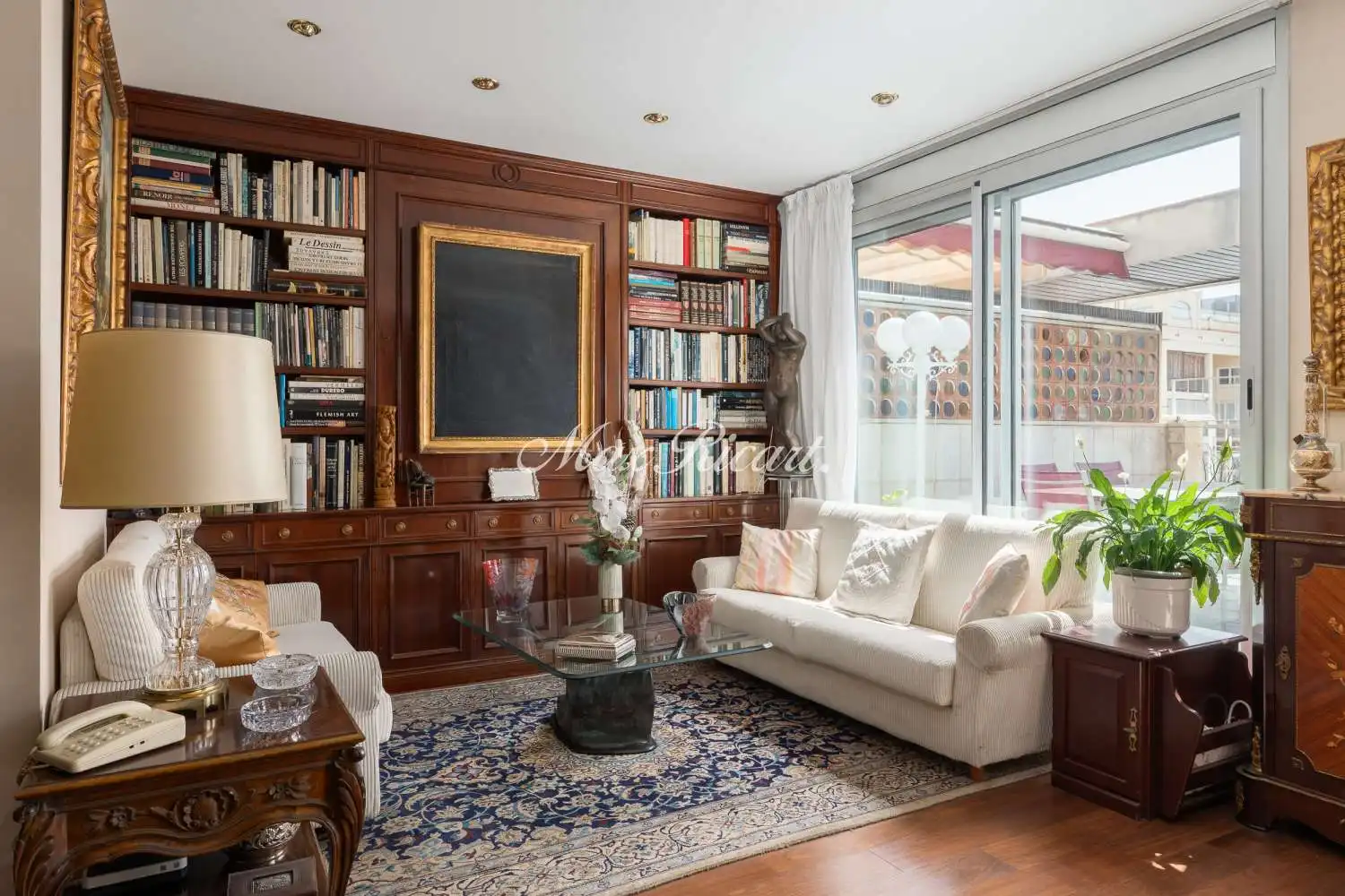 Sala de estar de Ático en venta en Barcelona con Aire acondicionado, Calefacción y Terraza