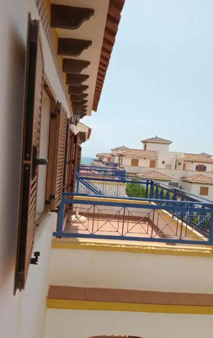 Terraza de Ático de alquiler en Vera con Aire acondicionado, Jardín privado y Piscina