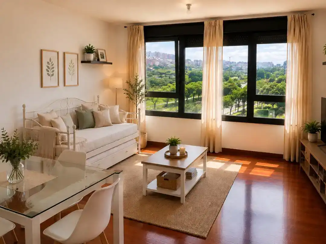 Living room of Flat for sale in Santander  with Swimming Pool