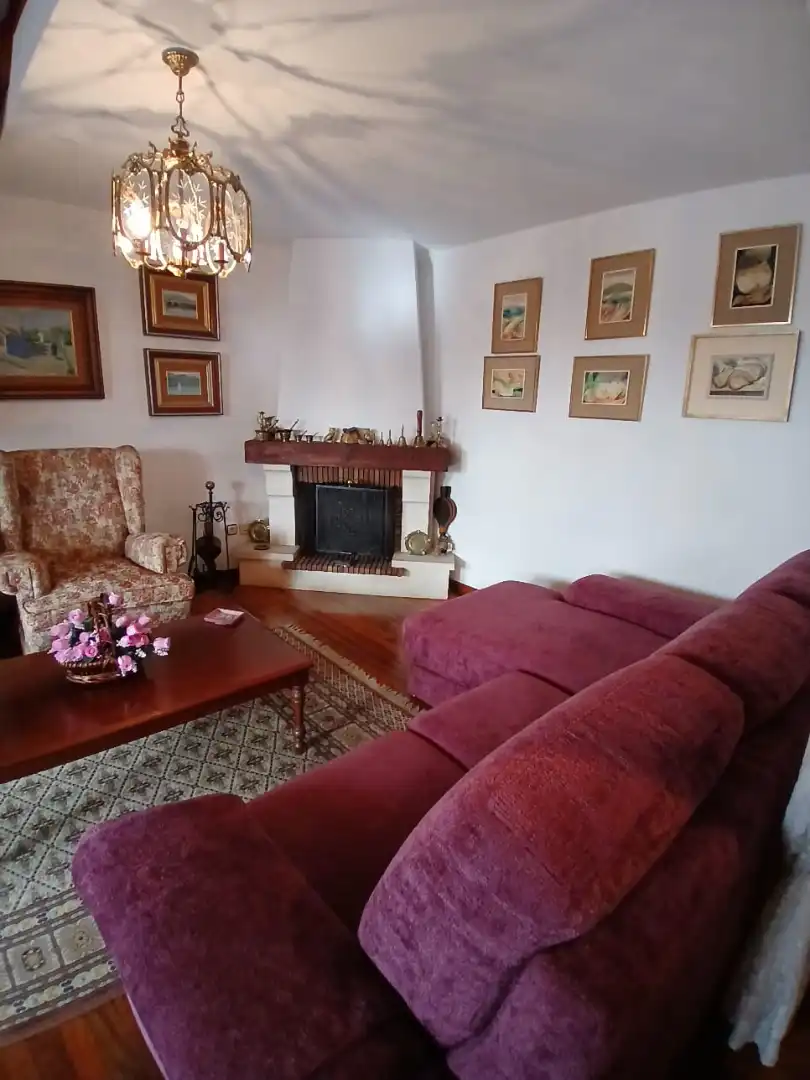Wohnzimmer von Maisonette zum Verkauf in Santander mit Heizung, Parkett und Terrasse