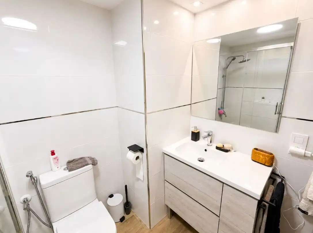 Baño de Apartamento en venta en Calpe / Calp con Aire acondicionado, Calefacción y Terraza