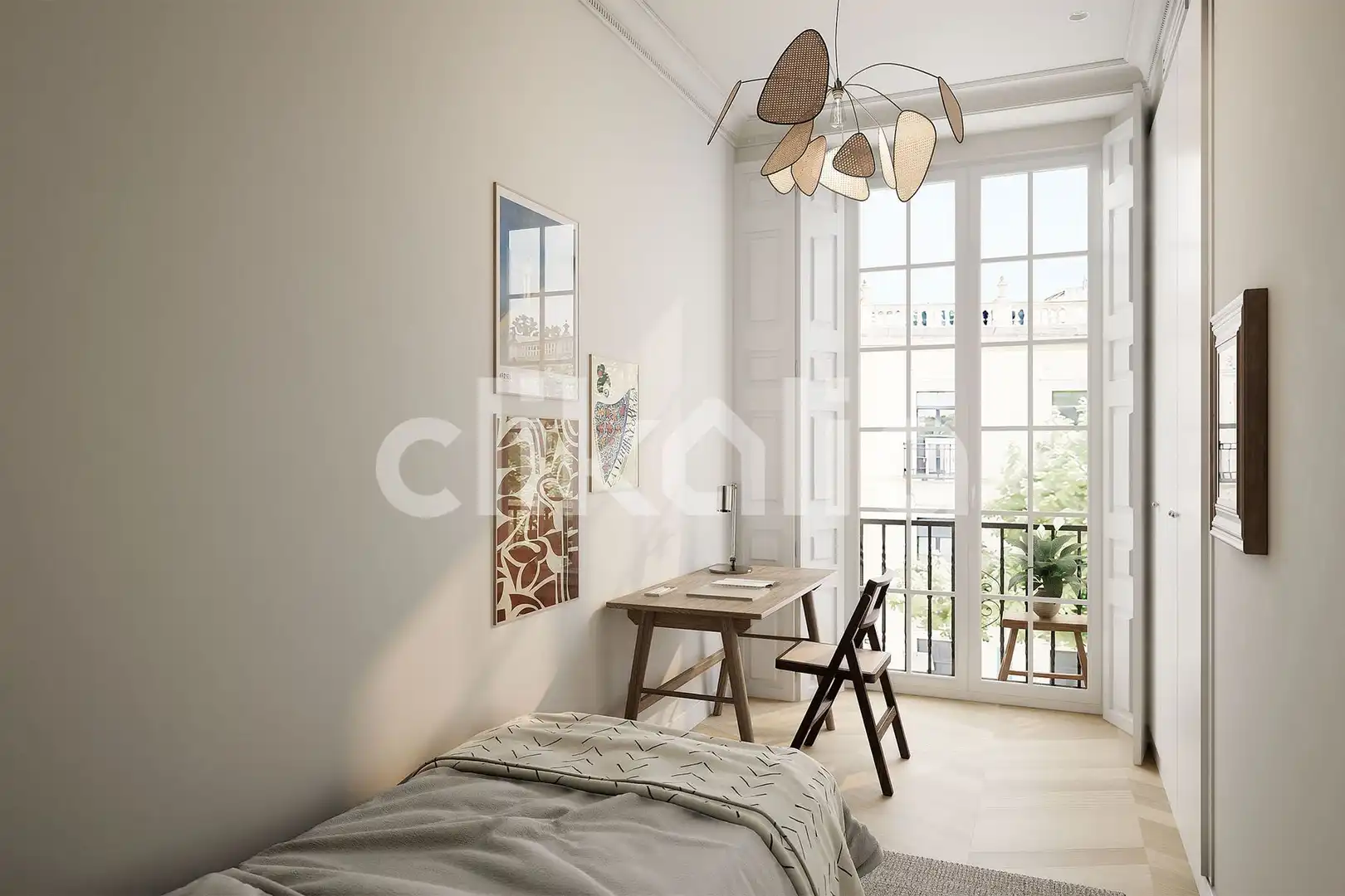 Bedroom of Flat for sale in Sevilla  with Air Conditioner and Terrace