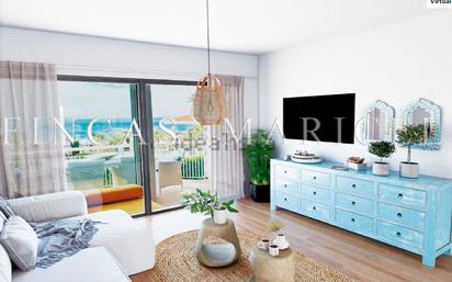 Living room of Flat for sale in Sitges  with Air Conditioner, Terrace and Swimming Pool