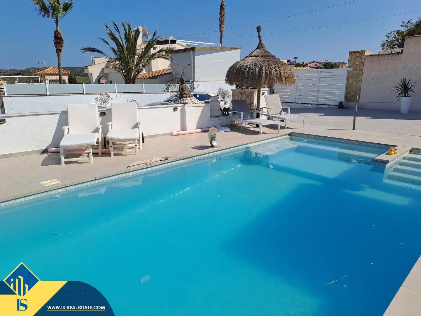 Piscina de Casa o xalet en venda en Rojales amb Jardí privat, Terrassa i Piscina