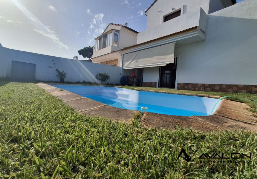 Swimming pool of House or chalet for sale in Mazagón  with Air Conditioner, Private garden and Storage room