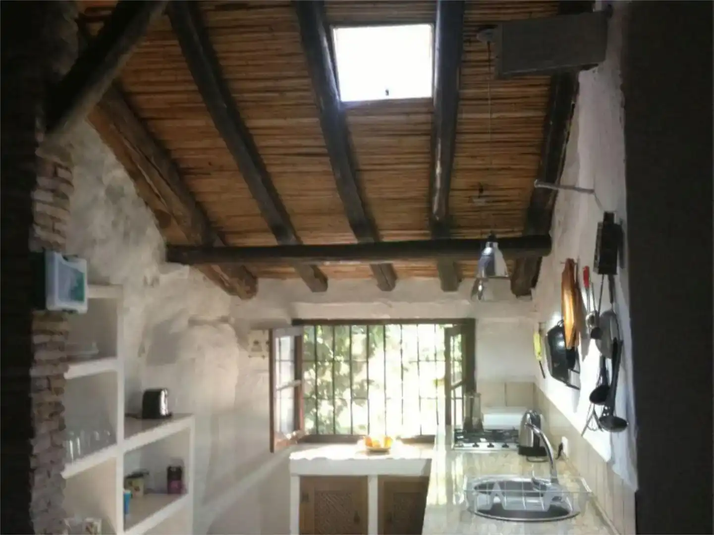 Cuina de Finca rústica en venda en Grazalema amb Jardí privat i Moblat