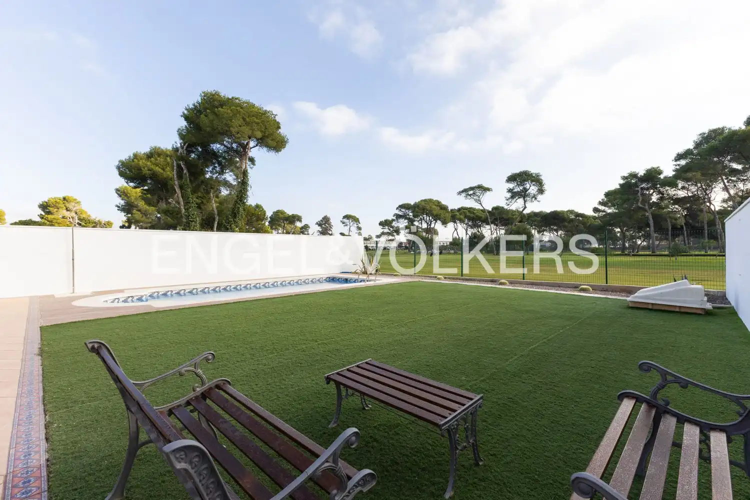 Garden of Detached homes for rent in Castellón de la Plana / Castelló de la Plana  with Air Conditioner, Heating and Private garden