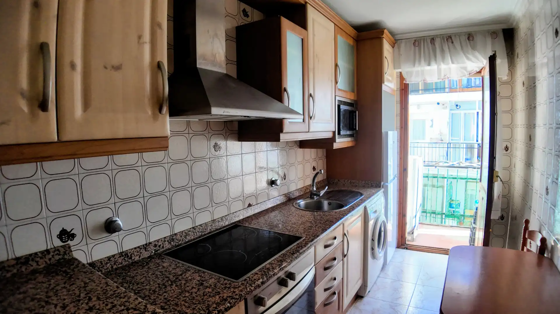 Kitchen of Flat for sale in Herrera de Pisuerga  with Heating, Terrace and Furnished