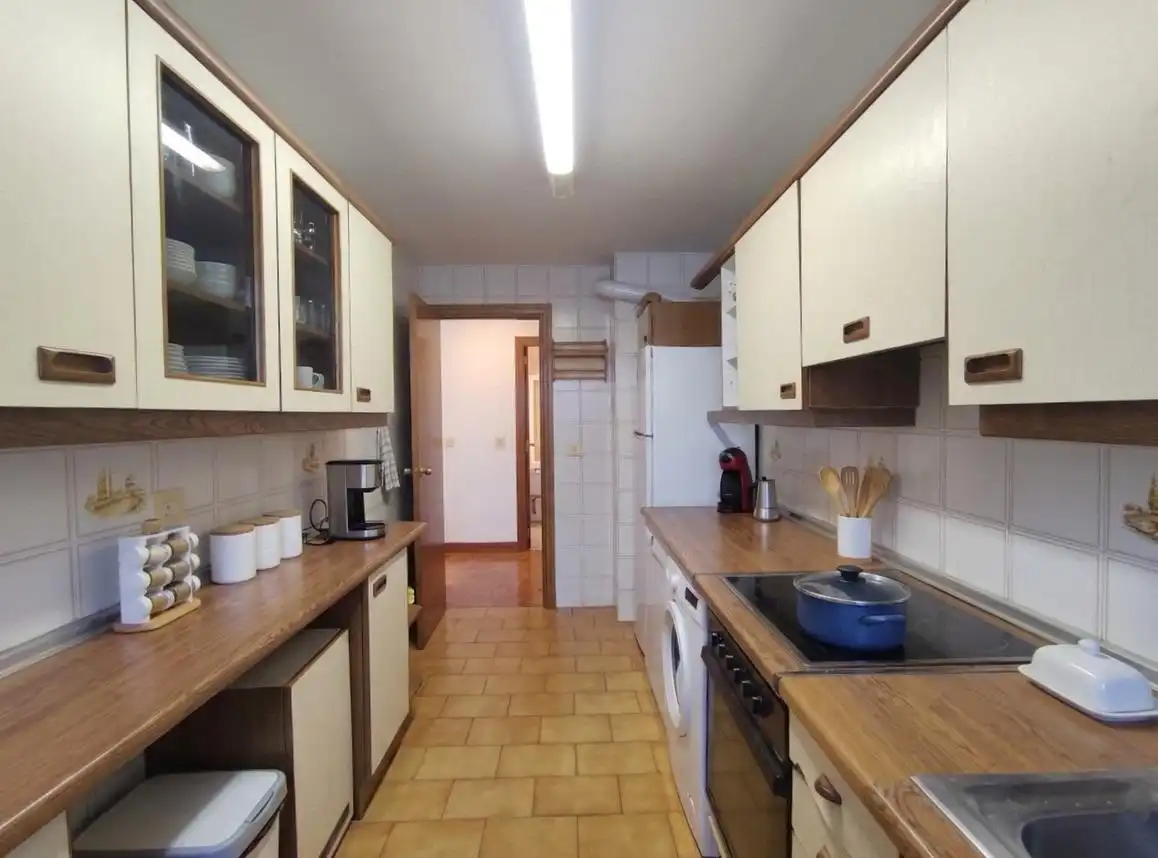 Kitchen of Flat for sale in Burgos  with Heating, Parquet flooring and Storage room