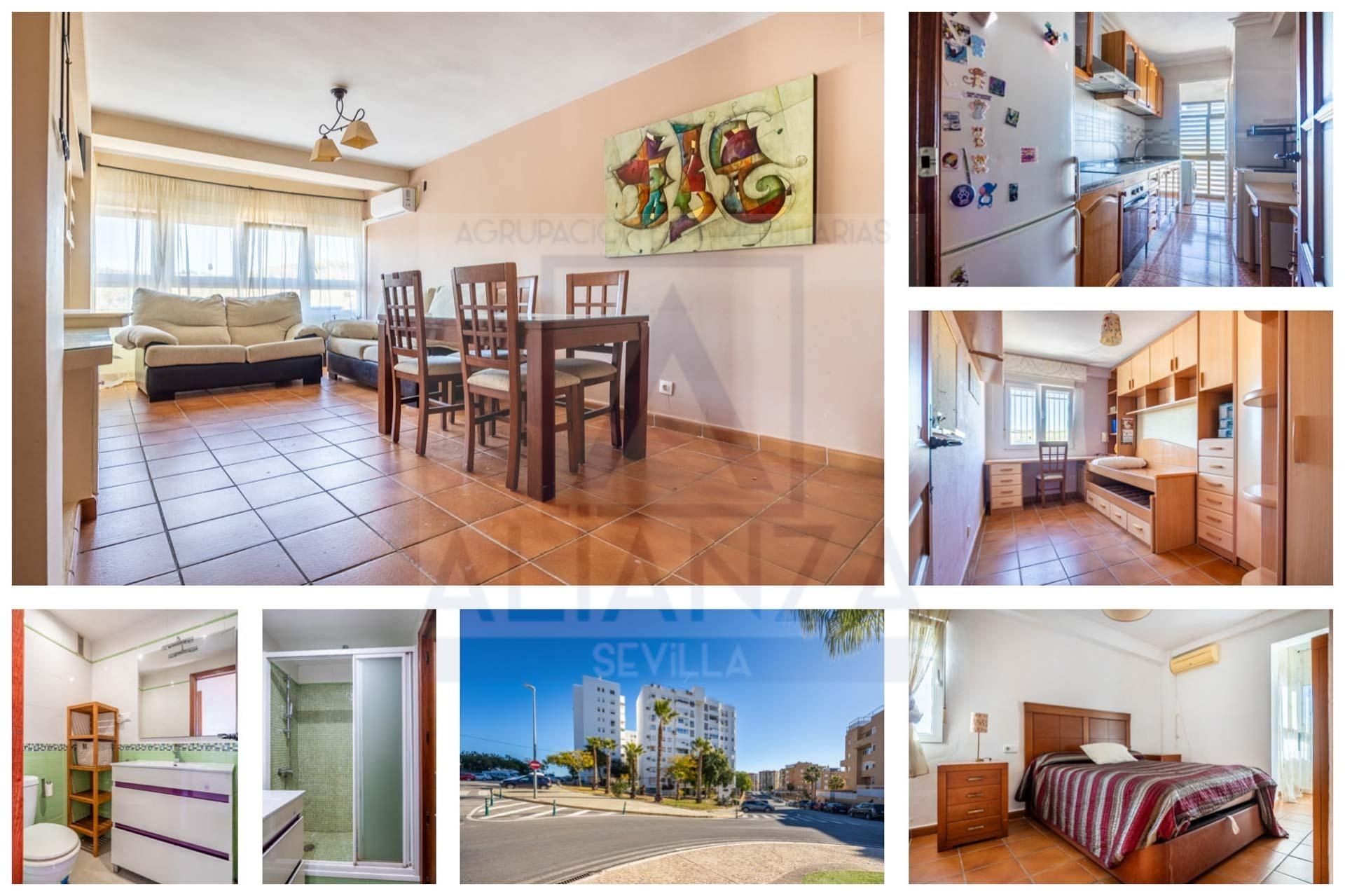 Vista exterior de Piso en venta en Camas con Aire acondicionado y Piscina comunitaria