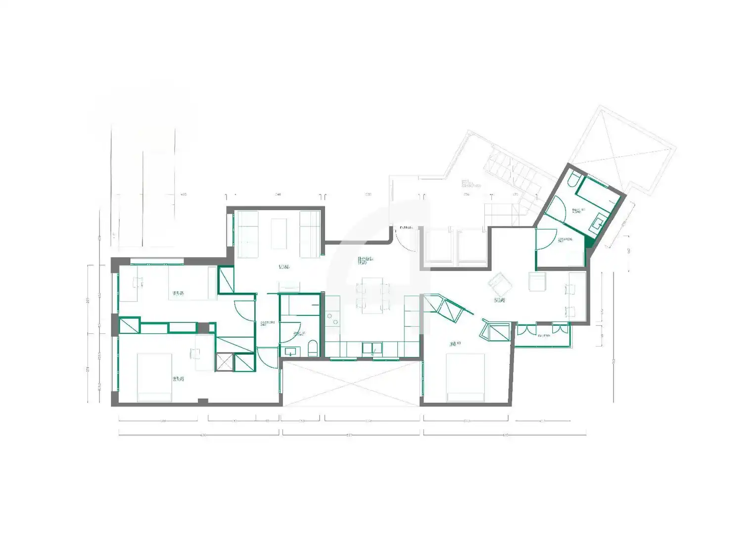 Wohnung zum Verkauf in Barcelona mit Klimaanlage, Heizung und Parkett