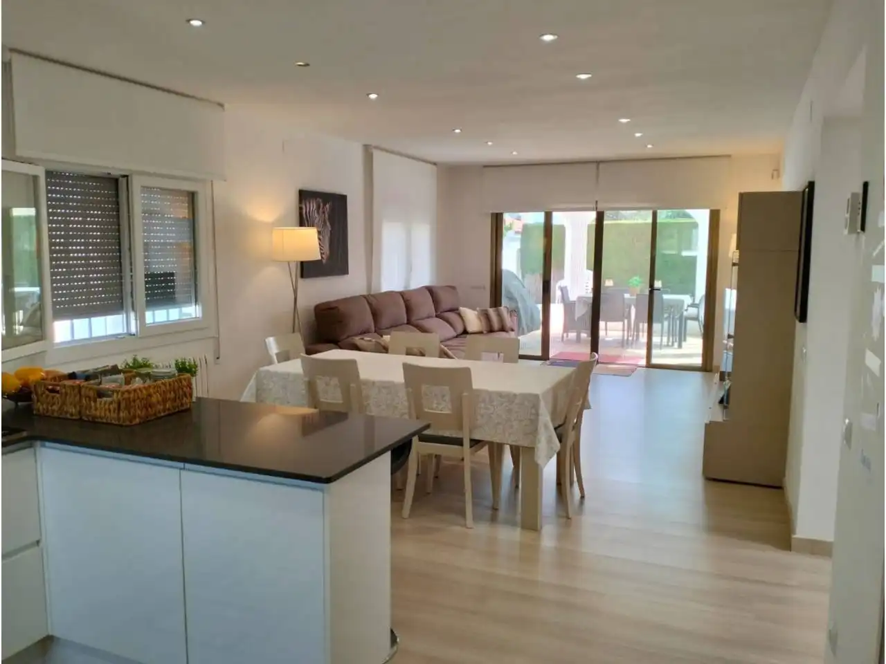 Esszimmer von Haus oder Chalet zum Verkauf in Mont-roig del Camp mit Heizung, Privatgarten und Parkett