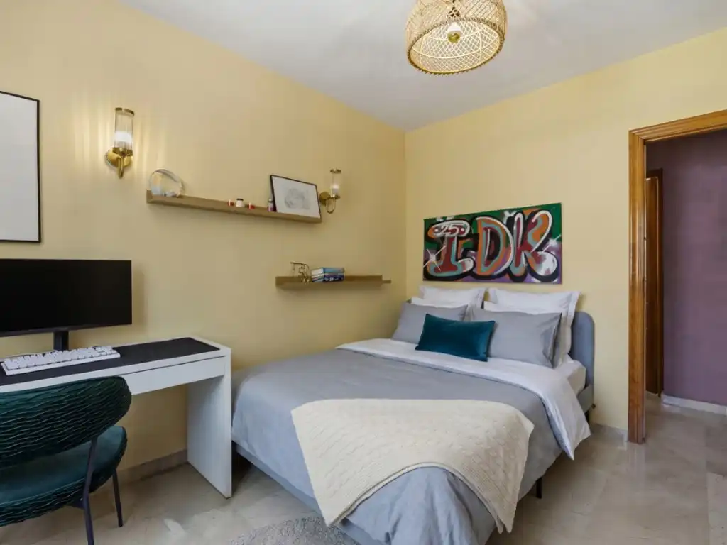 Schlafzimmer von Haus oder Chalet zur Miete in Jávea / Xàbia mit Heizung, Privatgarten und Terrasse