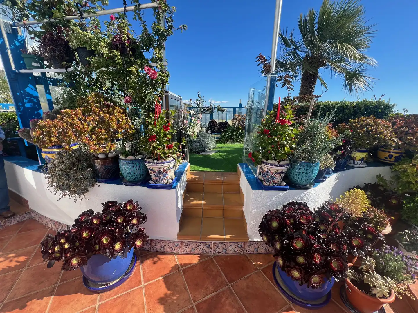 Terrasse von Wohnungen zum Verkauf in Peñíscola / Peníscola mit Klimaanlage, Heizung und Privatgarten