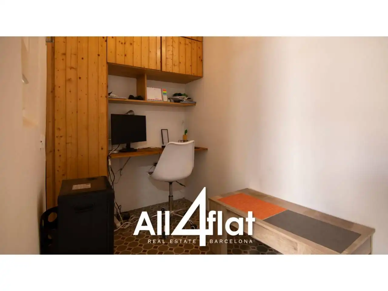 Wohnung zur Miete in L'Hospitalet de Llobregat mit Klimaanlage, Privatgarten und Möbliert