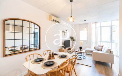 Living room of Flat to rent in  Barcelona Capital  with Air Conditioner and Balcony