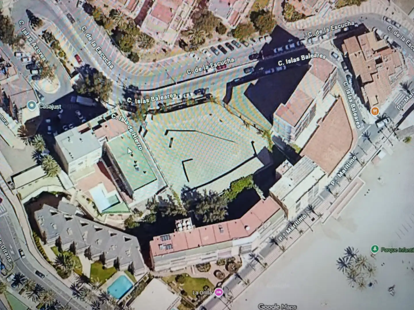 Außenansicht von Wohnungen zum Verkauf in Roquetas de Mar mit Klimaanlage, Parkett und Terrasse