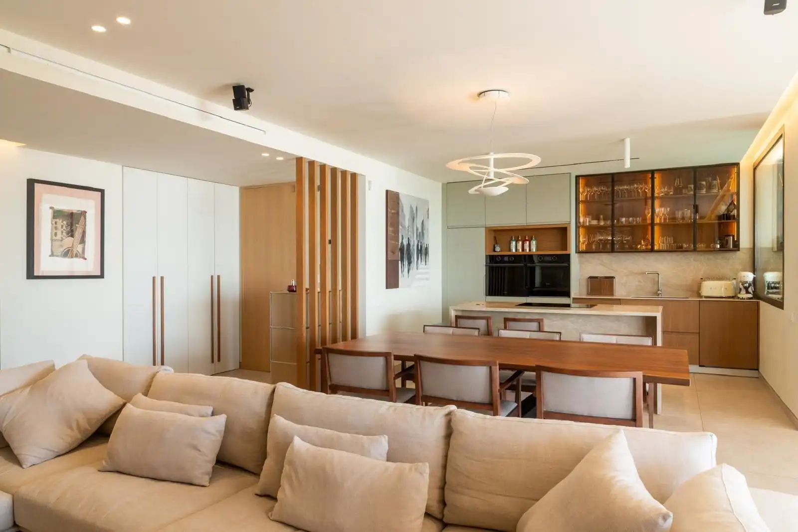 Sala d'estar de Apartament en venda en Oropesa del Mar / Orpesa amb Aire condicionat, Jardí privat i Terrassa