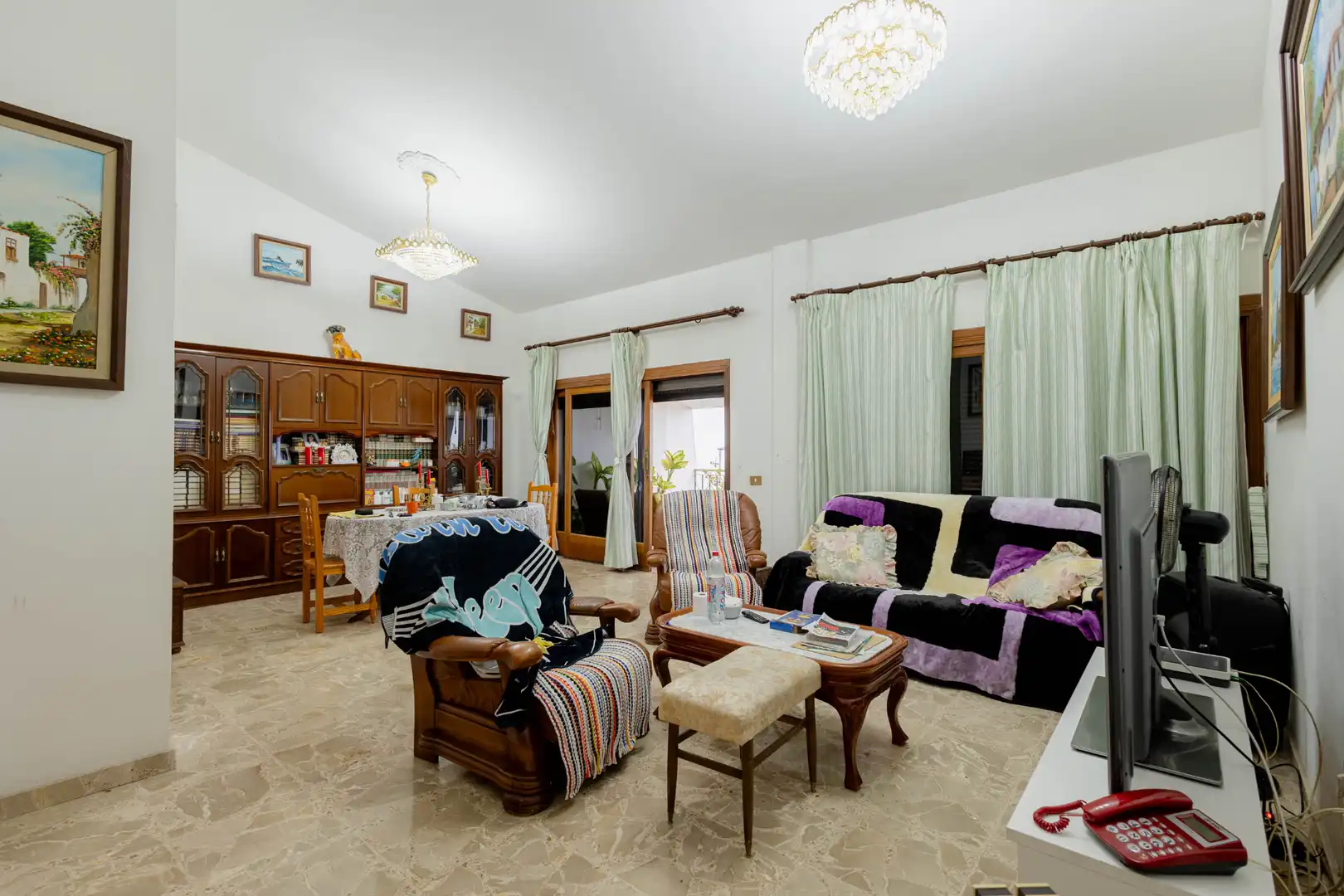 Sala de estar de Casa adosada en venta en Santa Cruz de Tenerife con Terraza, Trastero y Piscina
