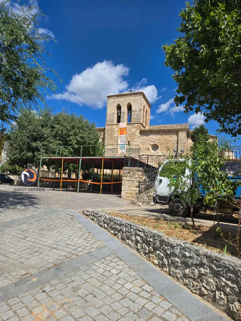 Vista exterior de Casa o chalet en venta en Salmerón con Calefacción y Jardín privado