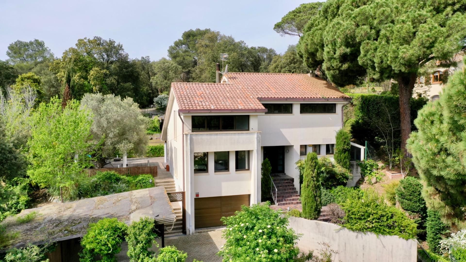 Vista exterior de Casa o xalet en venda en Cardedeu amb Calefacció, Jardí privat i Terrassa