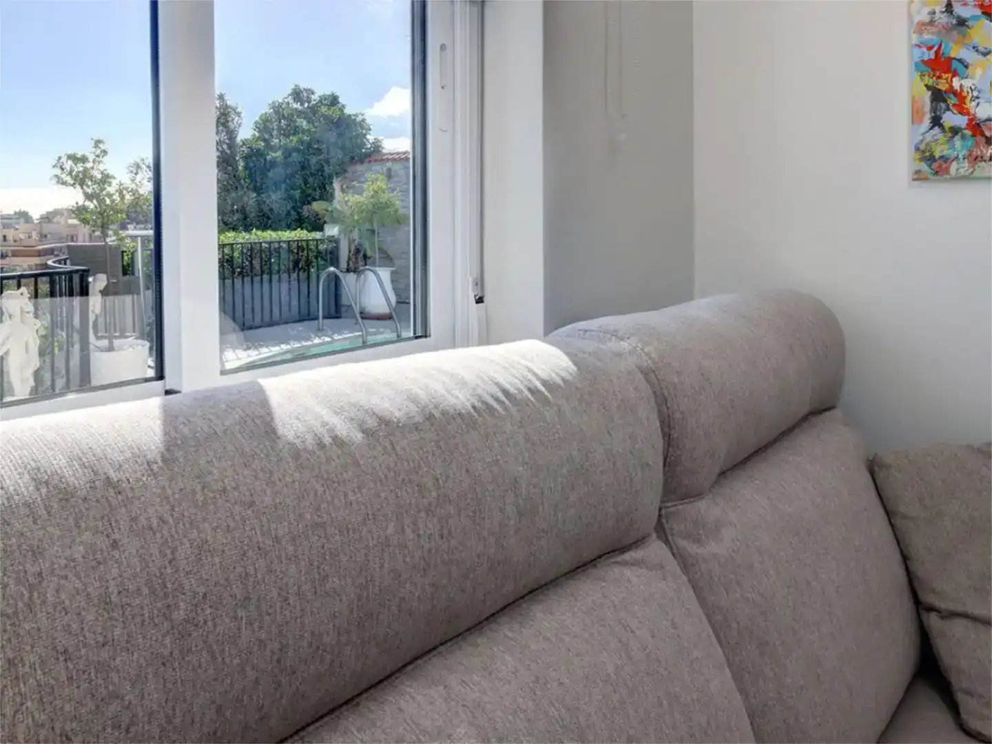 Sala de estar de Casa o chalet en venta en Fuengirola con Aire acondicionado y Piscina
