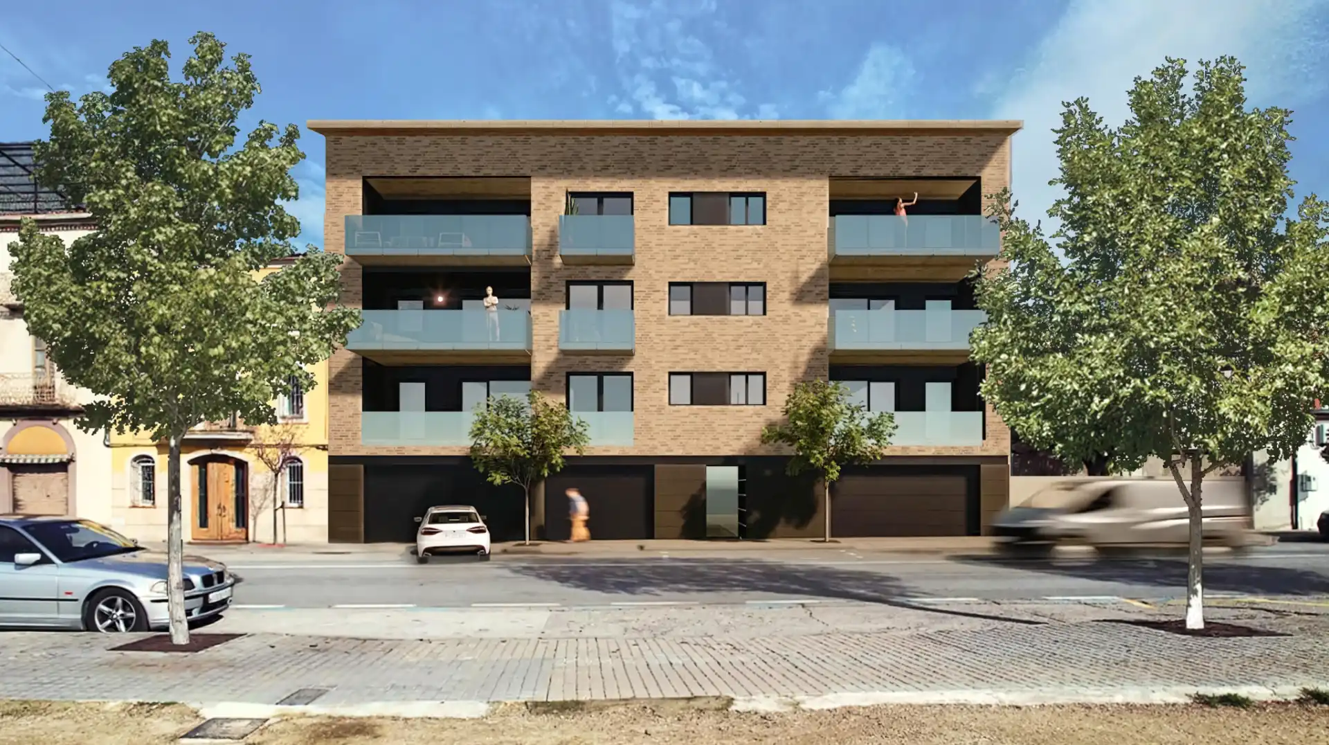 Außenansicht von Wohnung zum Verkauf in Sant Fruitós de Bages mit Klimaanlage, Heizung und Parkett