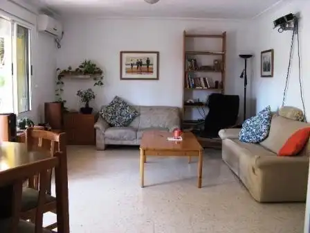 Living room of Flat for rent in Tomares  with Air Conditioner, Heating and Private garden