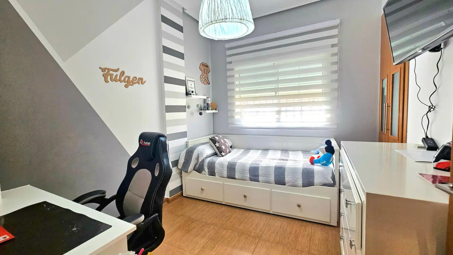 Dormitori de Casa adosada en venda en Cartagena amb Aire condicionat, Jardí privat i Terrassa