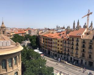 Vista exterior de Pis de lloguer en  Zaragoza Capital amb Aire condicionat i Balcó