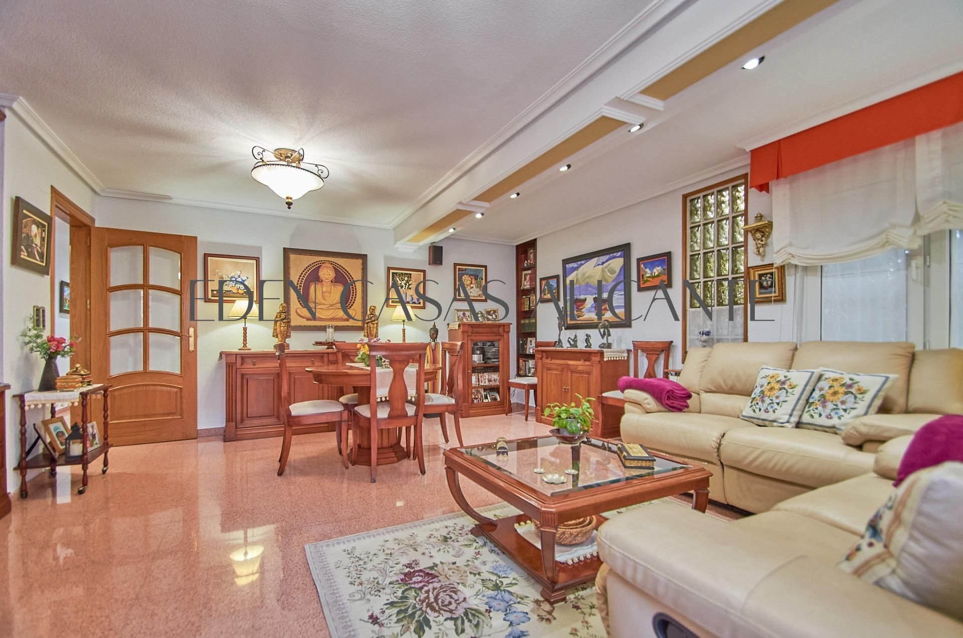 Living room of House or chalet for sale in Alicante / Alacant  with Heating, Terrace and Storage room