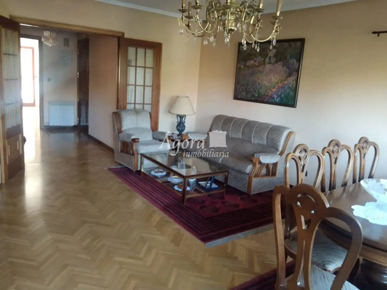 Sala d'estar de Pis en venda en Valladolid amb Calefacció, Parquet i Terrassa