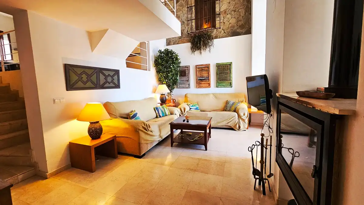 Sala de estar de Casa o chalet en venta en Zufre con Calefacción, Terraza y Trastero