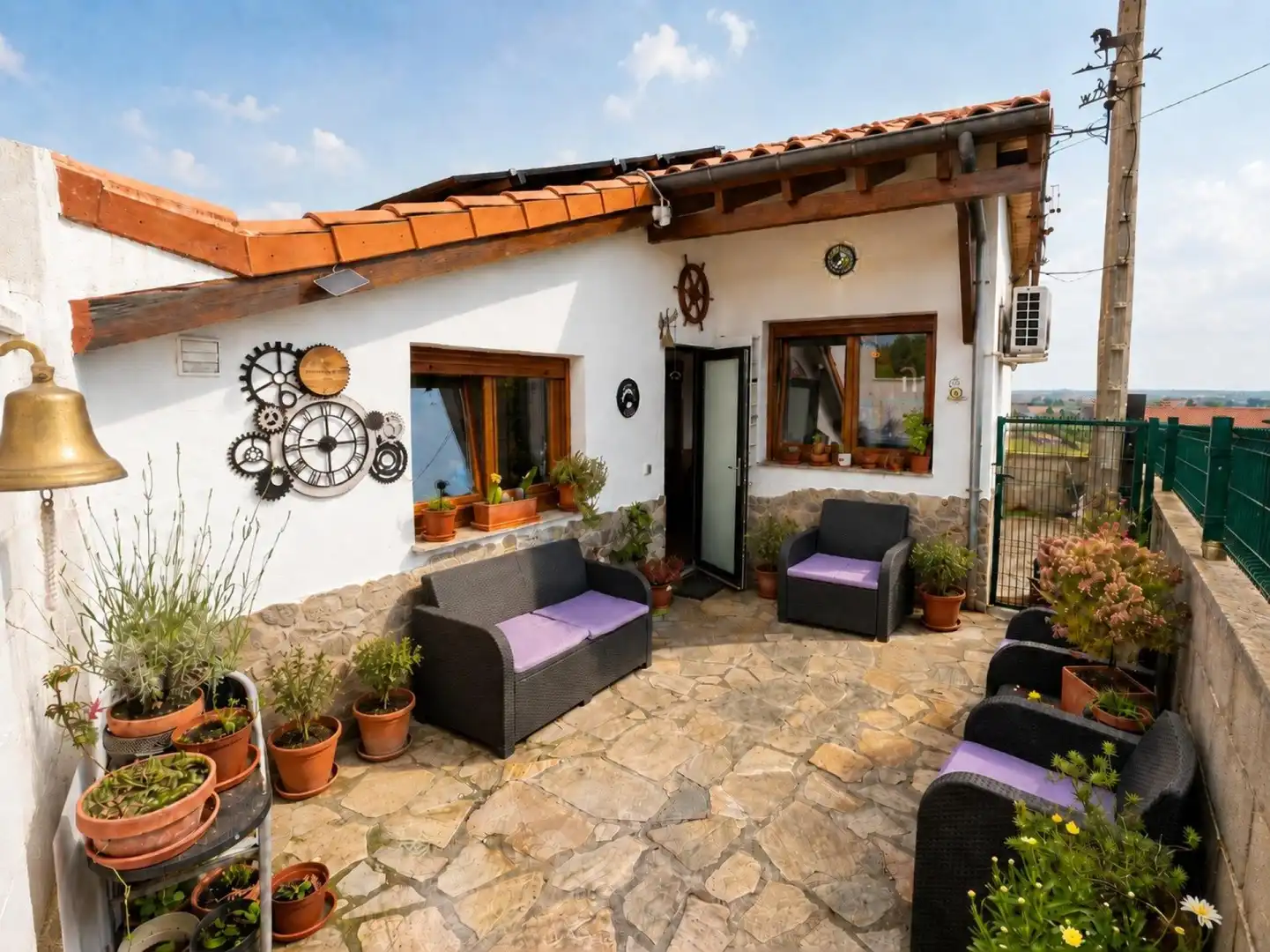 Terrasse von Country house zum Verkauf in Camargo mit Klimaanlage, Heizung und Terrasse