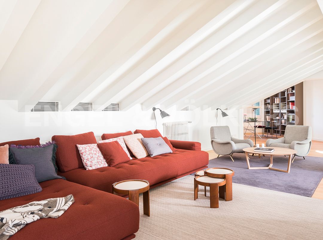 Living room of Apartment for sale in  Barcelona Capital  with Air Conditioner, Heating and Terrace
