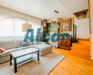 Living room of Duplex for sale in  Madrid Capital  with Air Conditioner, Heating and Storage room