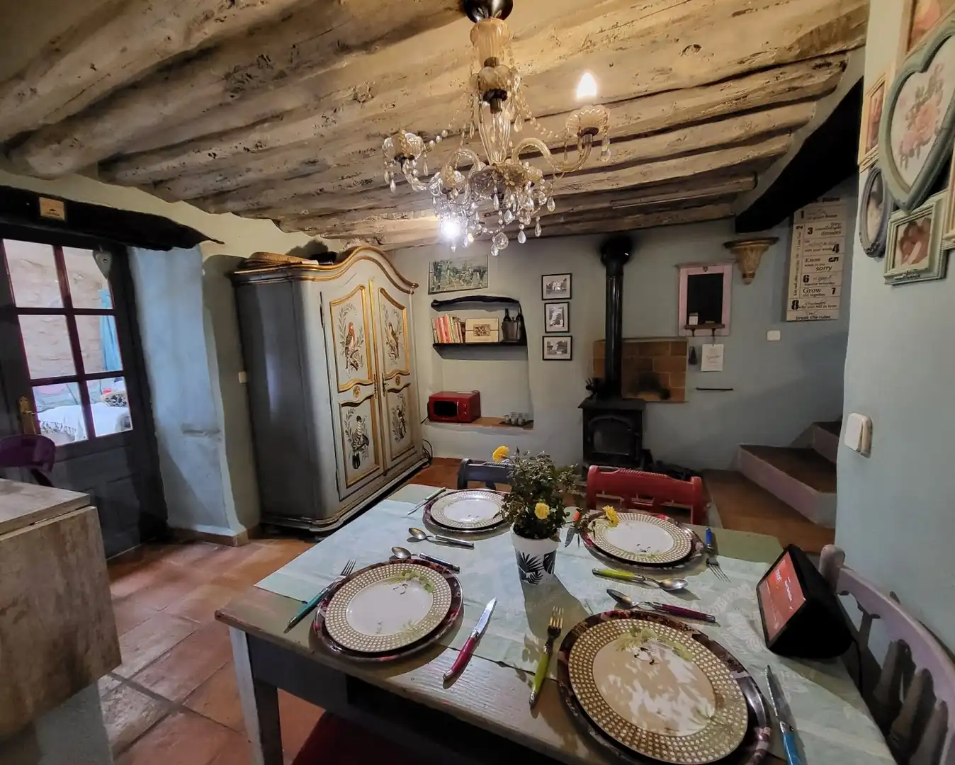 Esszimmer von Country house zum Verkauf in L'Ametlla de Mar  mit Privatgarten, Terrasse und Abstellraum