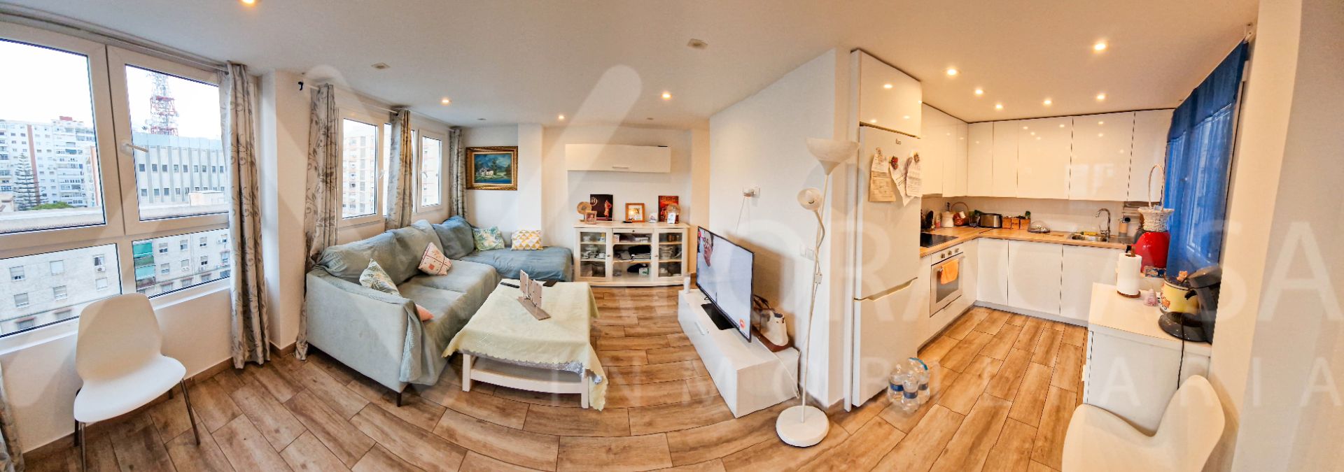 Sala d'estar de Pis en venda en Málaga Capital amb Moblat