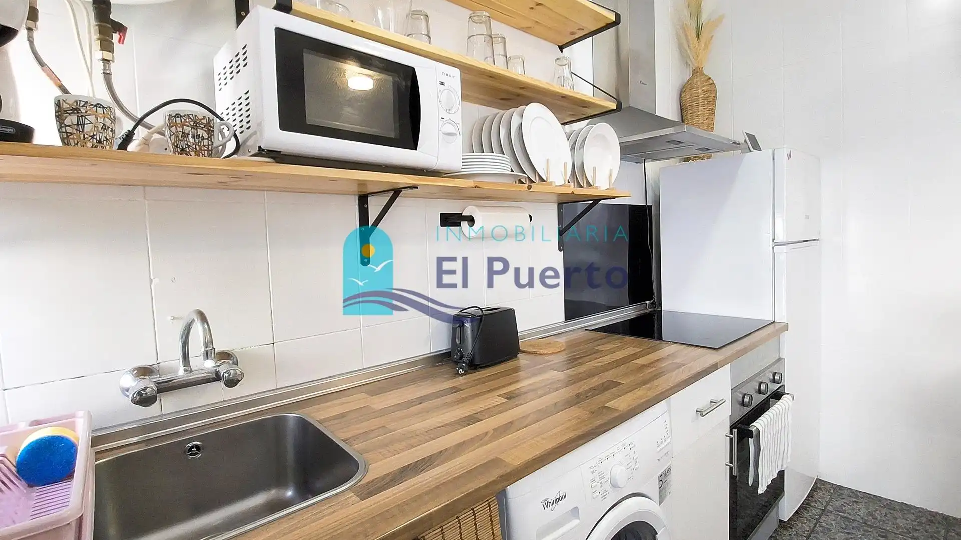 Cocina de Apartamento en venta en Águilas con Aire acondicionado y Amueblado
