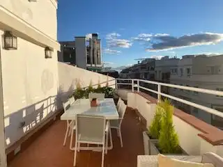 Terraza de Ático de alquiler en Madrid con Aire acondicionado, Terraza y Amueblado