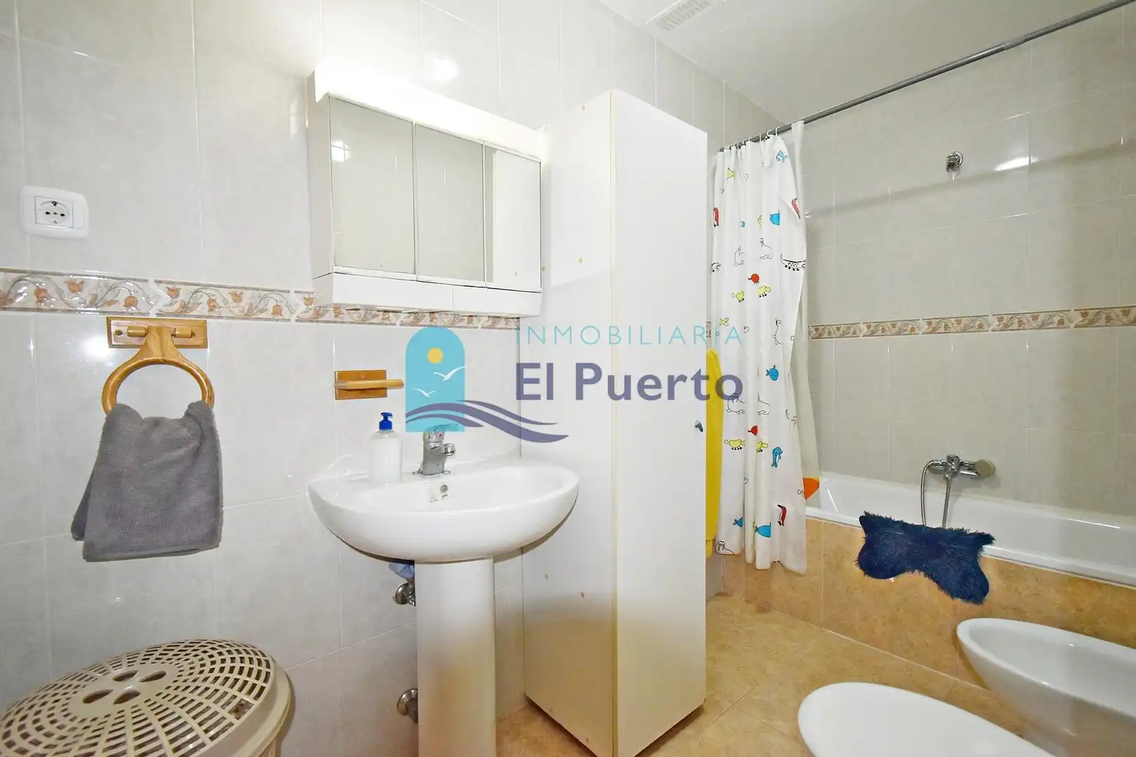 Baño de Apartamento en venta en Mazarrón con Amueblado