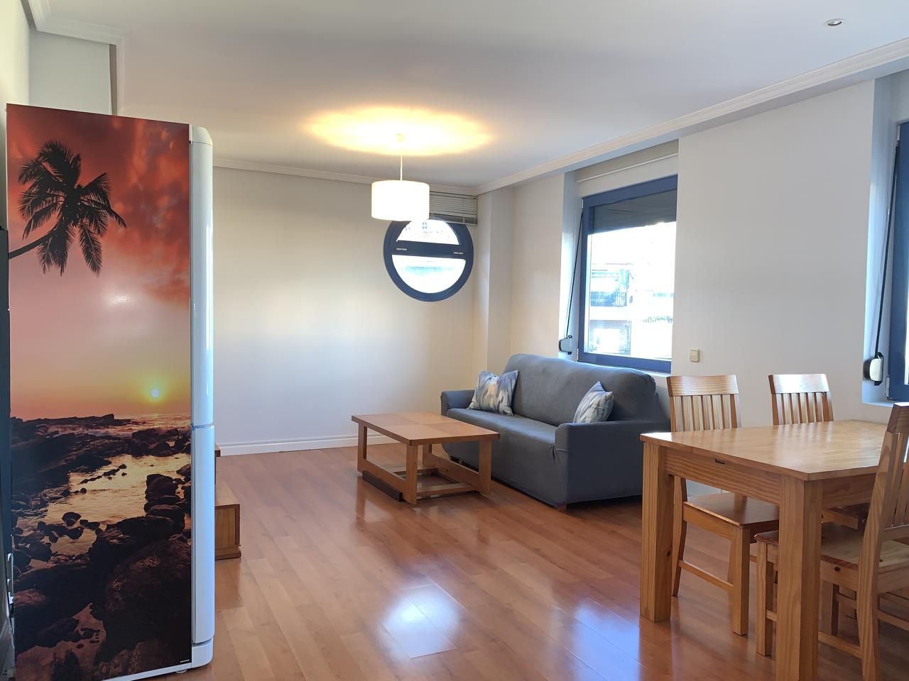 Sala de estar de Piso de alquiler en  Madrid Capital con Calefacción, Terraza y Amueblado