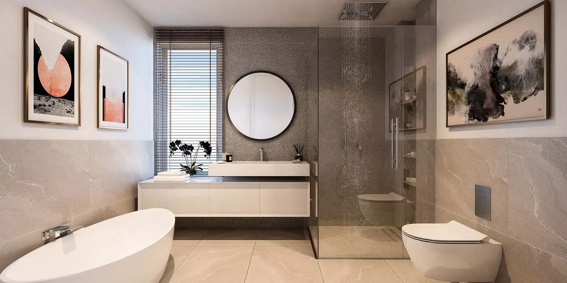 Bathroom of Detached homes for sale in Marbella  with Air Conditioner, Private garden and Terrace