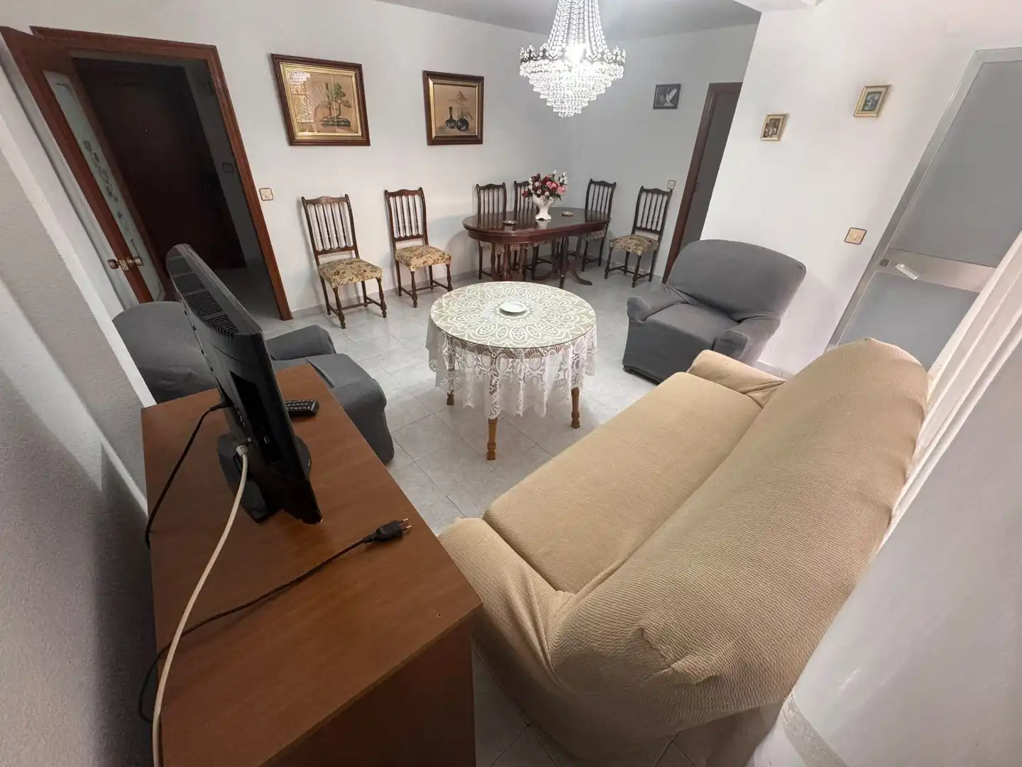 Sala d'estar de Pis de lloguer en Poniente-Sur