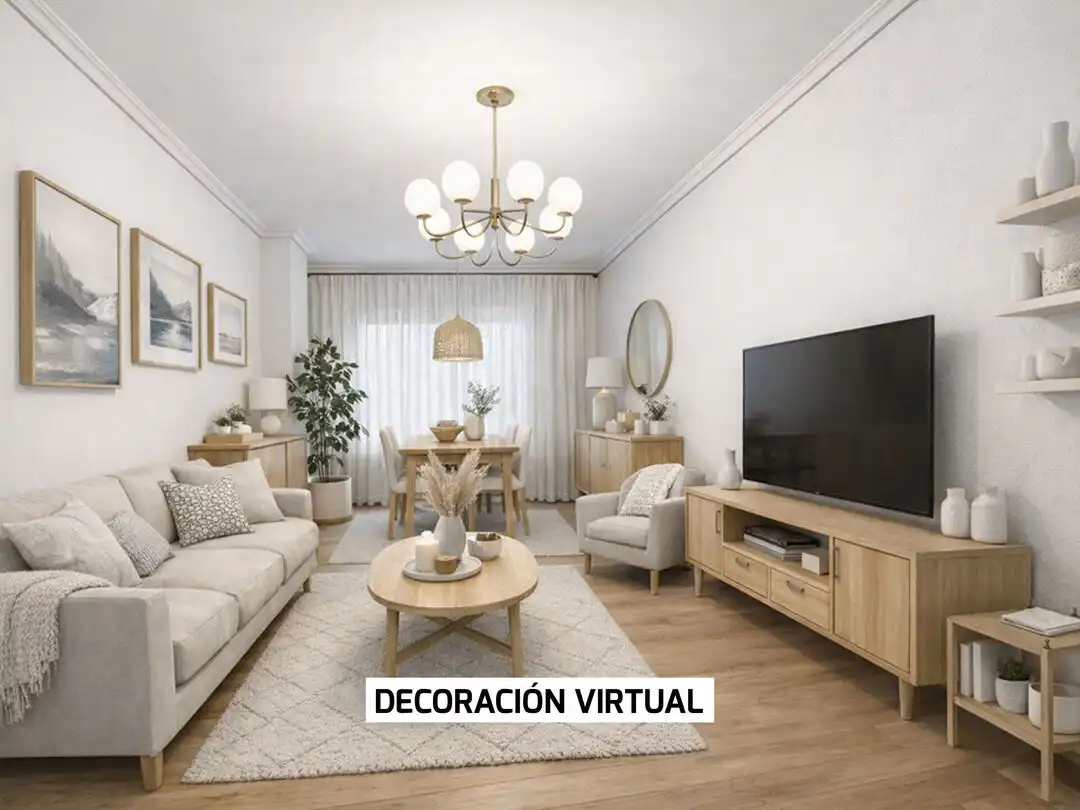 Sala d'estar de Pis en venda en Vitoria - Gasteiz amb Calefacció, Terrassa i Traster
