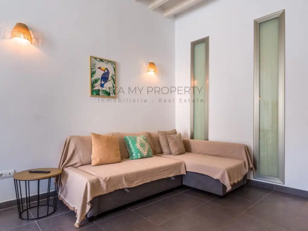 Wohnzimmer von Wohnungen zum Verkauf in Eivissa mit Klimaanlage, Möbliert und Ofen