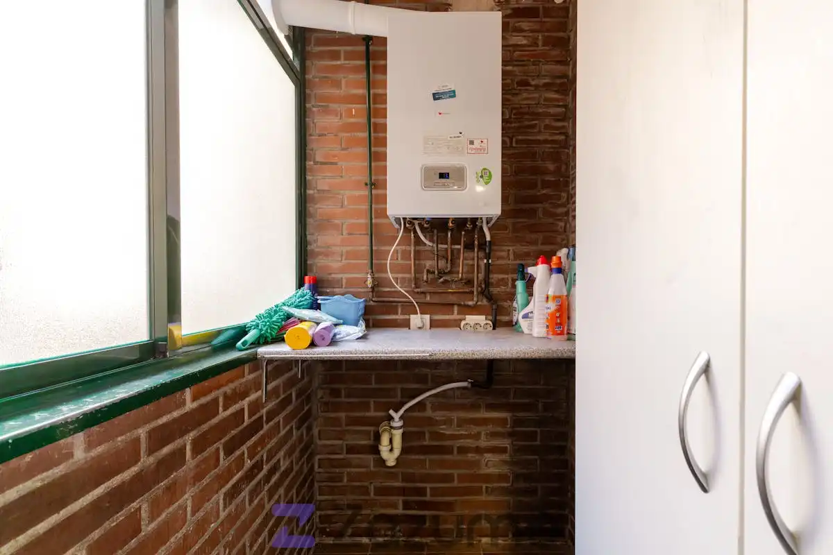 Terraza de Piso de alquiler en Móstoles con Aire acondicionado, Calefacción y Parquet