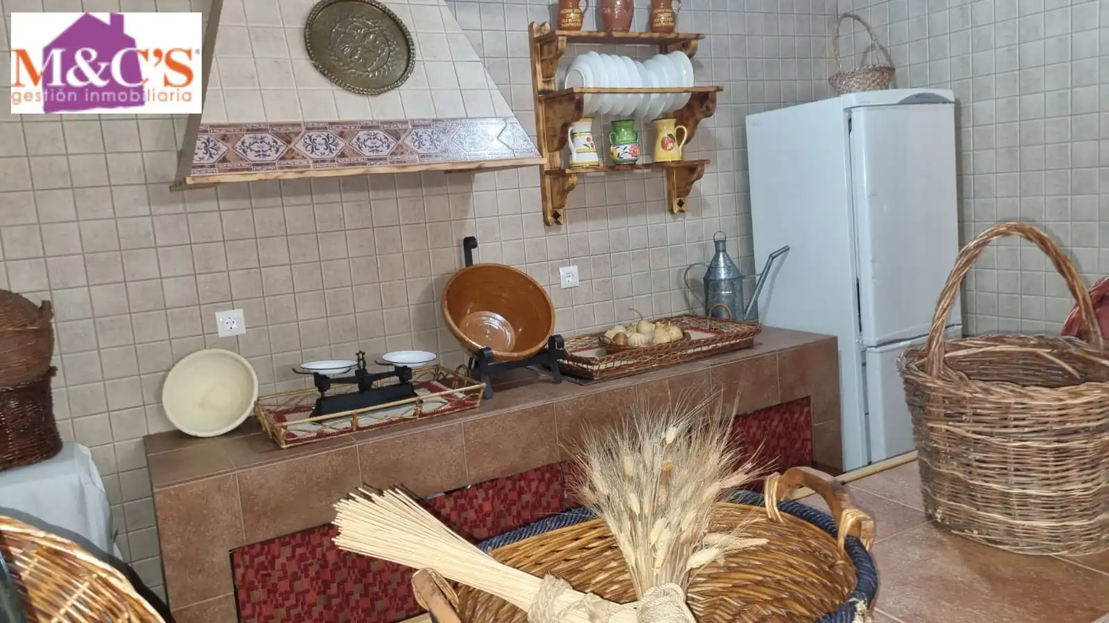 Kitchen of Houses for sale in Hinojosas de Calatrava  with Air Conditioner, Heating and Private garden